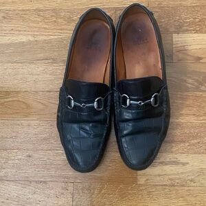 Peter Millar Black leather Loafers 10.5